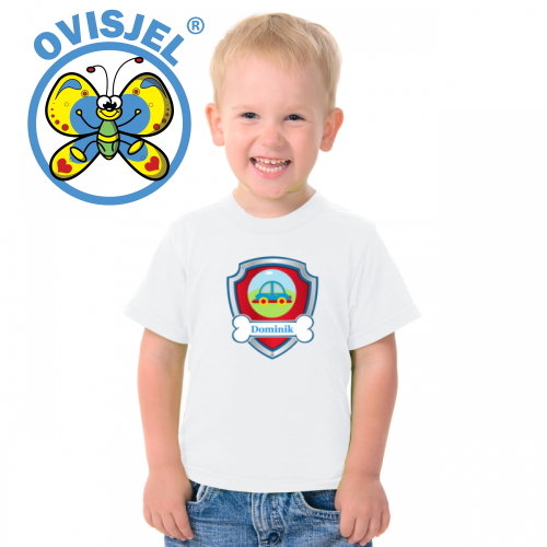 Mancs Őrjárat inspirált póló kék 3-4 éves